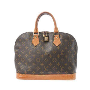 Louis Vuitton Monogram Alma Brown Canvas Handbag
